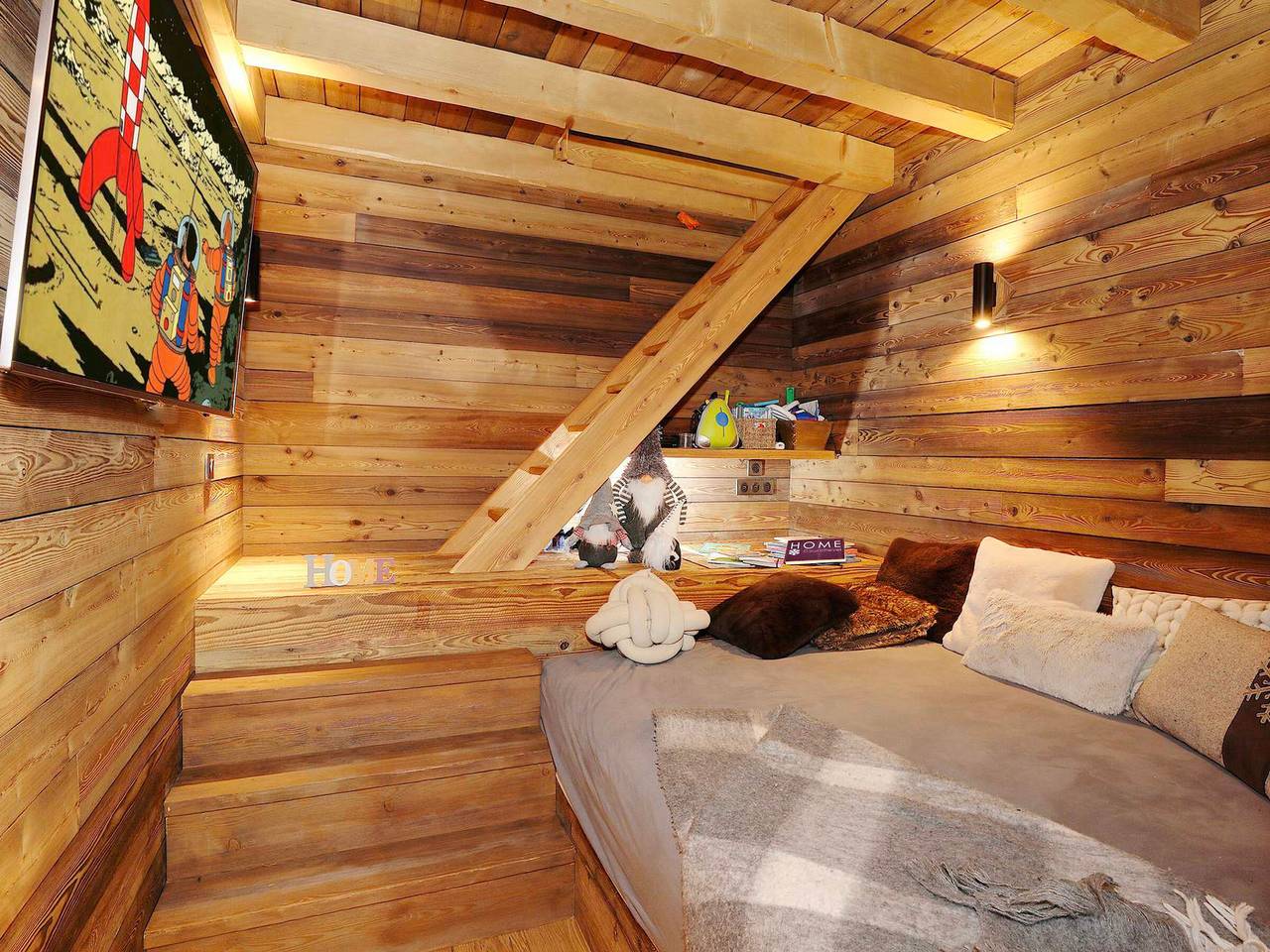 Grand chalet de luxe 14 pers - La Tania avec billard et sauna in La Tania, La Perrière