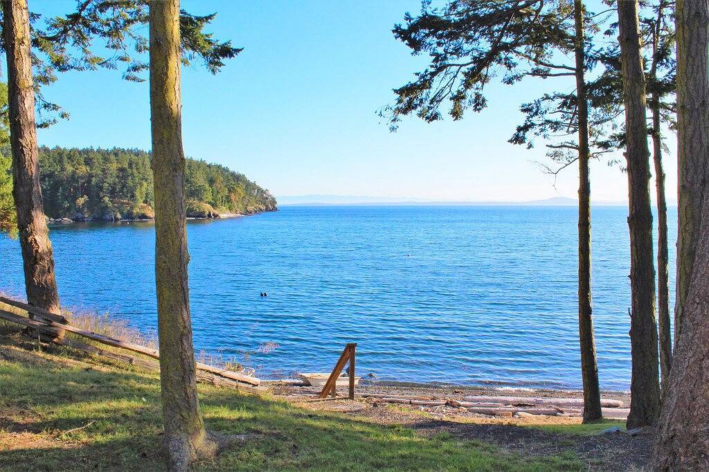 Privatstrand An Der Westlichen Seite Der Insel San Juan !! Open Bay Beach in Roche Harbor, San Juan Island