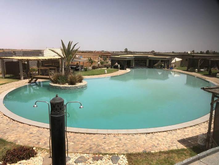 Maison d’hôte pour 2 personnes, avec terrasse et piscine ainsi que jardin et vue au Maroc