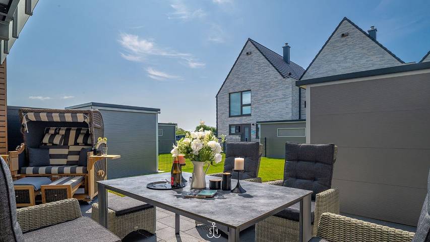 Ferienhaus für 5 Personen, mit Garten und Balkon sowie Sauna in Büsum
