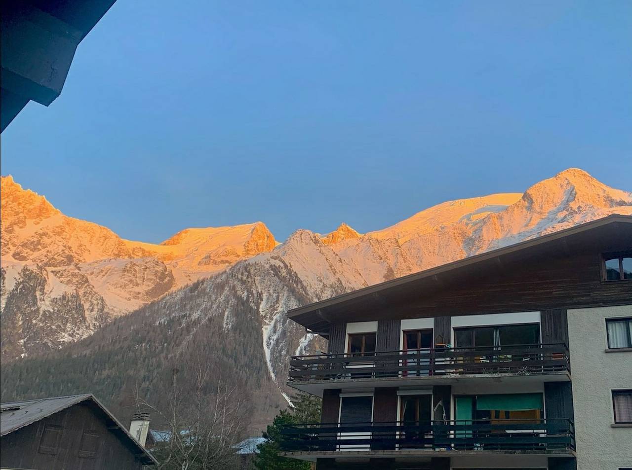 Studio entier, Les Dryades - Rénové - Balcon avec vue Mt.Blanc in Les Houches, Massif du Mont-Blanc