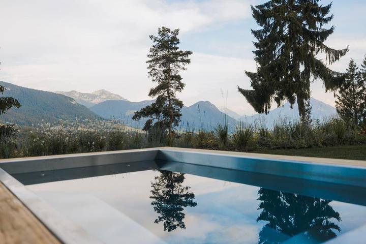 Hôtel pour 2 personnes, avec Terrasse et Jardin ainsi que Piscine et Vue