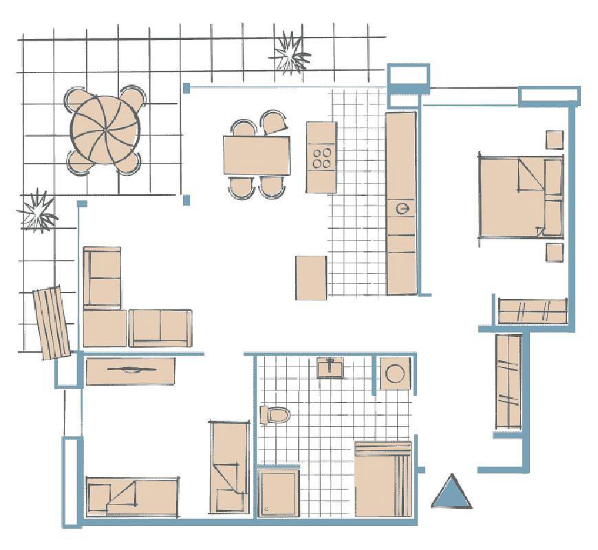 Ganze Wohnung, Ferienwohnung „Dünenläufer“ in Heiligenhafen mit Sauna & Meerblick in Steinwarder, Heiligenhafen