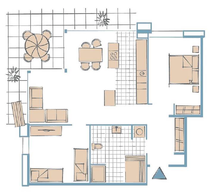 Ferienwohnung für 4 Personen, mit Meerblick und Balkon sowie Sauna in Heiligenhafen - 2