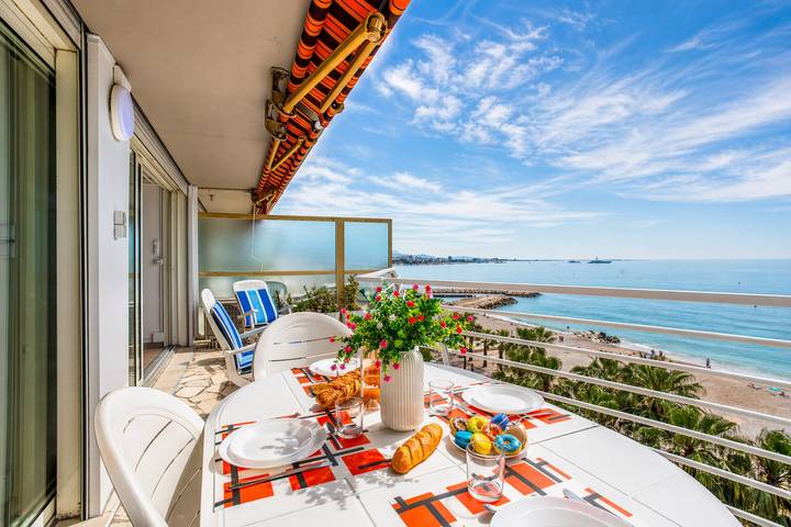 Location de vacances pour 4 personnes, avec Balcon à Cagnes-sur-Mer