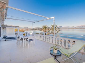 Barcarés 1 km von Alcúdia: Gemütliches, komfortables Zweifamilienhaus Voramar 2 in Es Barcarès, Alcúdia für 4 