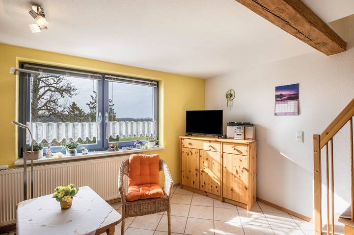 Appartement entier, Appartement « Zur Eule – Steinkauz » avec terrasse, jardin commun et Wi-Fi in Satow, Rostock et ses environs