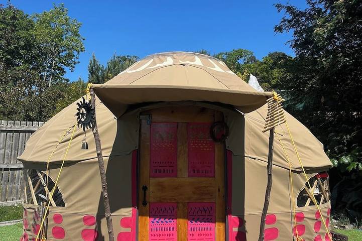 Blockhütte für 2 Personen, mit Garten - 1