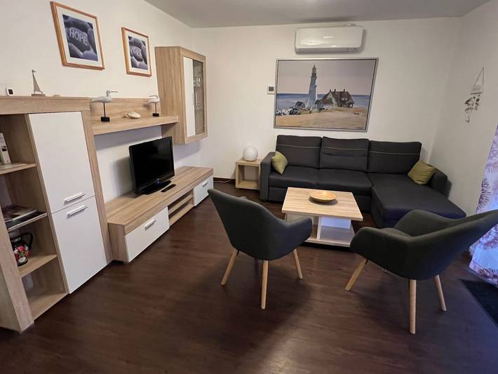 Ferienwohnung für 4 Personen, mit Terrasse und Garten sowie Seeblick in Rerik