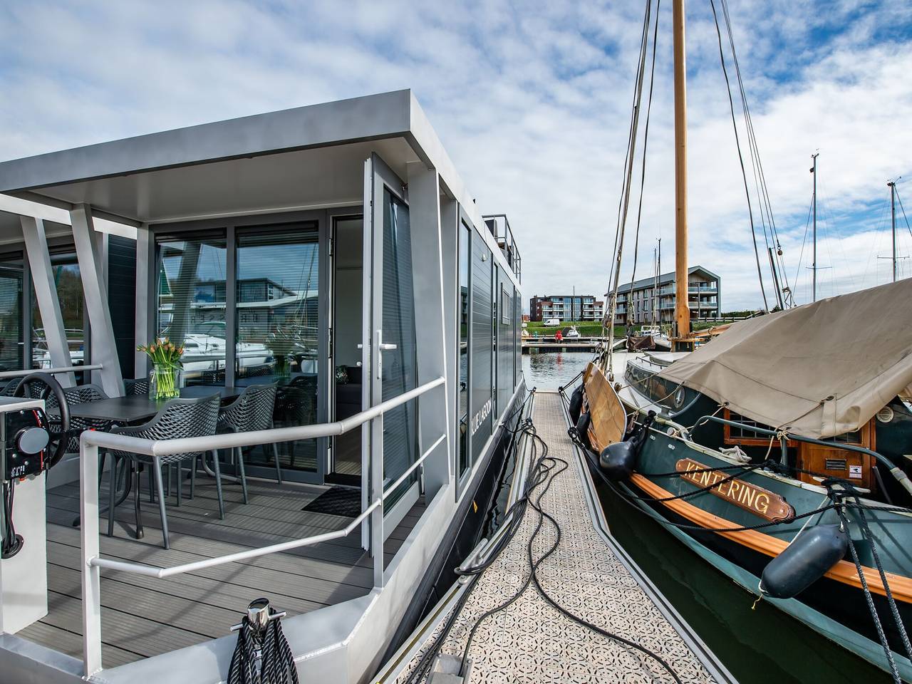 Wasserlodge Kamperland mit Terrassenblick in Kamperland, Zeeuwse Kust