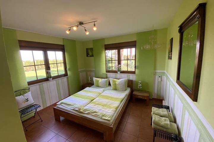 Finca Lorenzo, stilvoll, großer Pool 4,5x14m, 5min zum Strand, Wifi ,Klima in Muro, Mallorca Norden