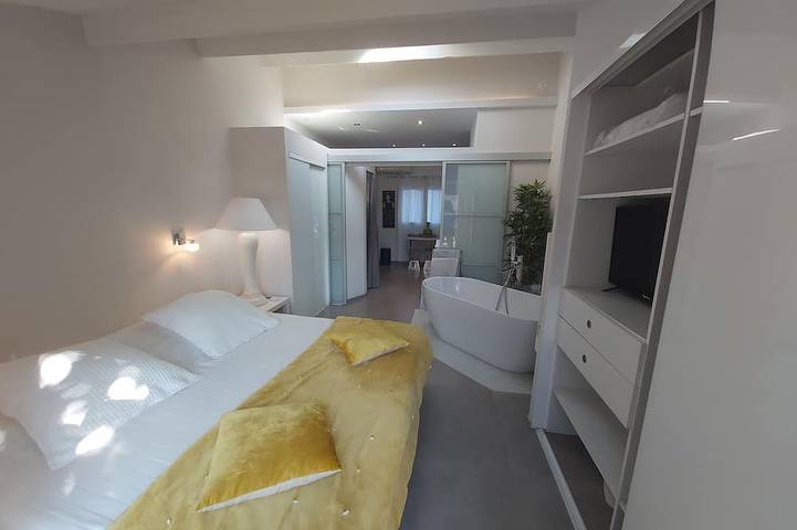 Appartement de vacances pour 2 personnes, avec jardin