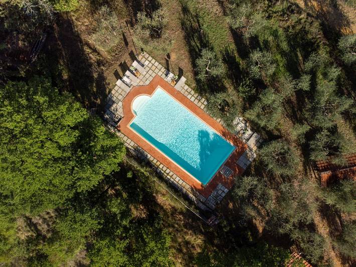 Gîte pour 11 personnes, avec terrasse ainsi que jardin et piscine, animaux acceptés à Colle di Val d'Elsa - 4