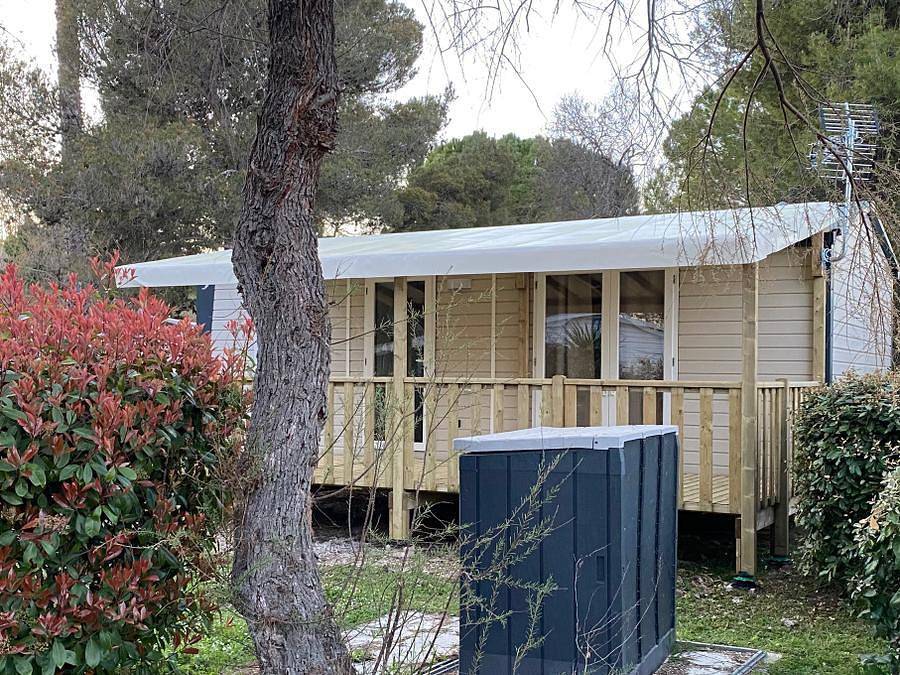 Camping de l'Arnel - Mobilhome 4 personas - Nido N°85 - 2 hab. in Villeneuve-lès-Maguelone, Côte d'Améthyste