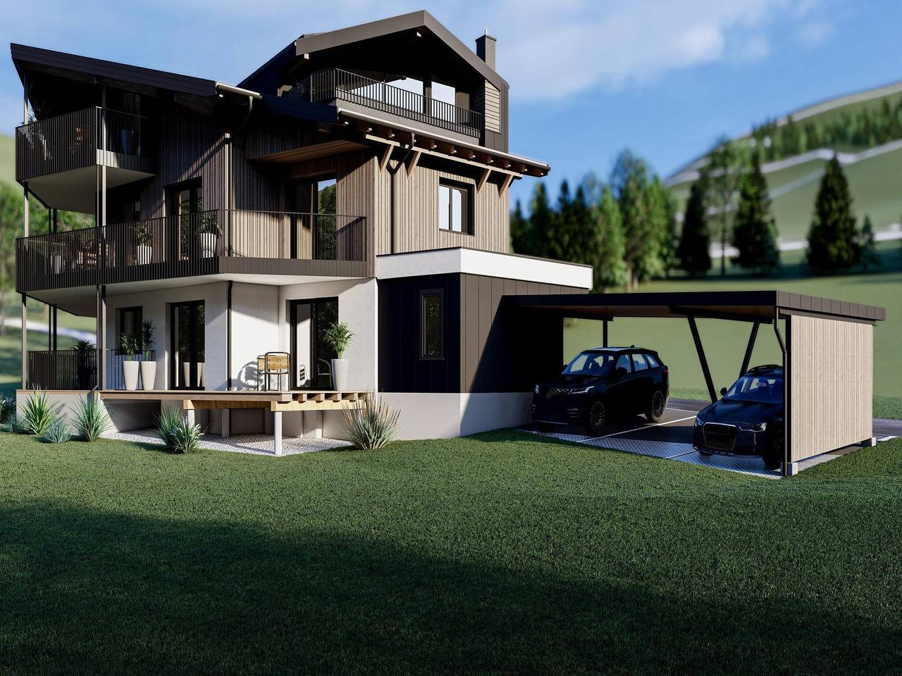 Appartement entier, Appartement directement sur la piste de ski in Saalbach, Saalbach-Hinterglemm