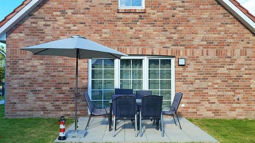 Ferienhaus für 6 Personen, mit Terrasse und Garten, kinderfreundlich in Hagermarsch
