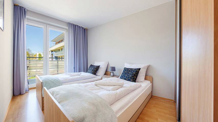 Ganze Ferienwohnung, Sun&Snow Zielone Tarasy - Apartament 30, ul. Fredry 9 A in Kolberg, Baltic Sea Pomerania