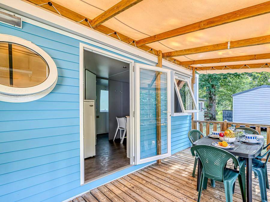 Camping La Clairière - Mobilhome 2 personnes - Confort 2 Pièces 2 Personnes in Saint-Paul-en-Born, Côte d’Argent