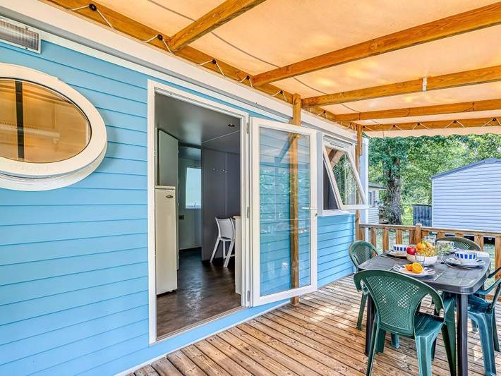 Mobil home pour 2 personnes, avec bassin pour enfant à Saint-Paul-en-Born - 3