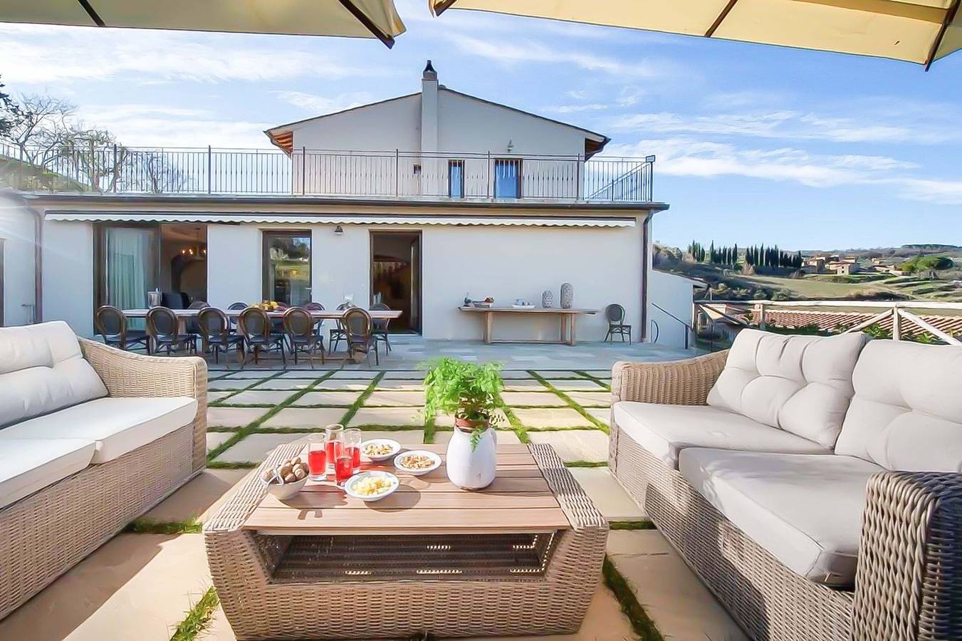 Villa für 14 Personen mit Balkon in Chianti
