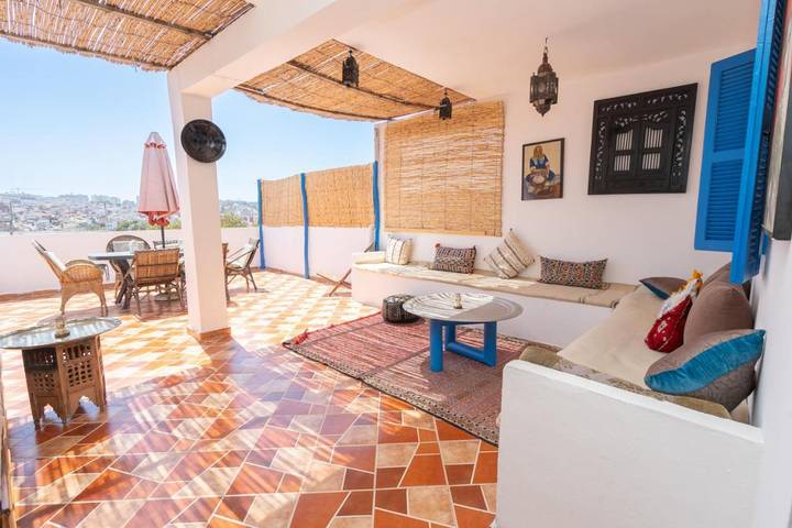 Villa voor 8 personen, met tuin en uitzicht in Tanger