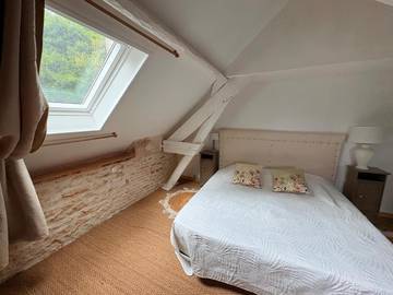 Maison d’hôte pour 2 personnes, avec vue et piscine ainsi que jardin et sauna à Sainte-Gemme-la-Plaine