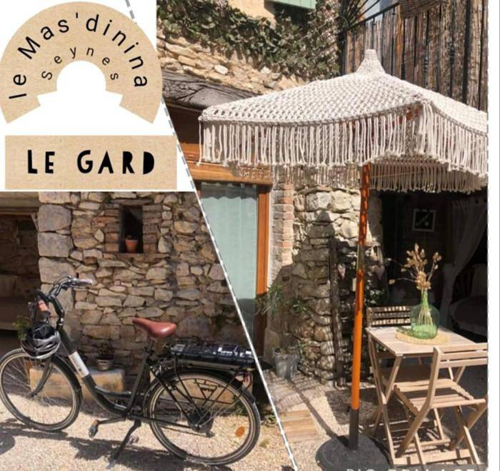 Gîte pour 2 personnes, avec terrasse à Seynes