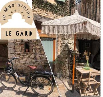 Gîte pour 2 personnes, avec terrasse à Seynes