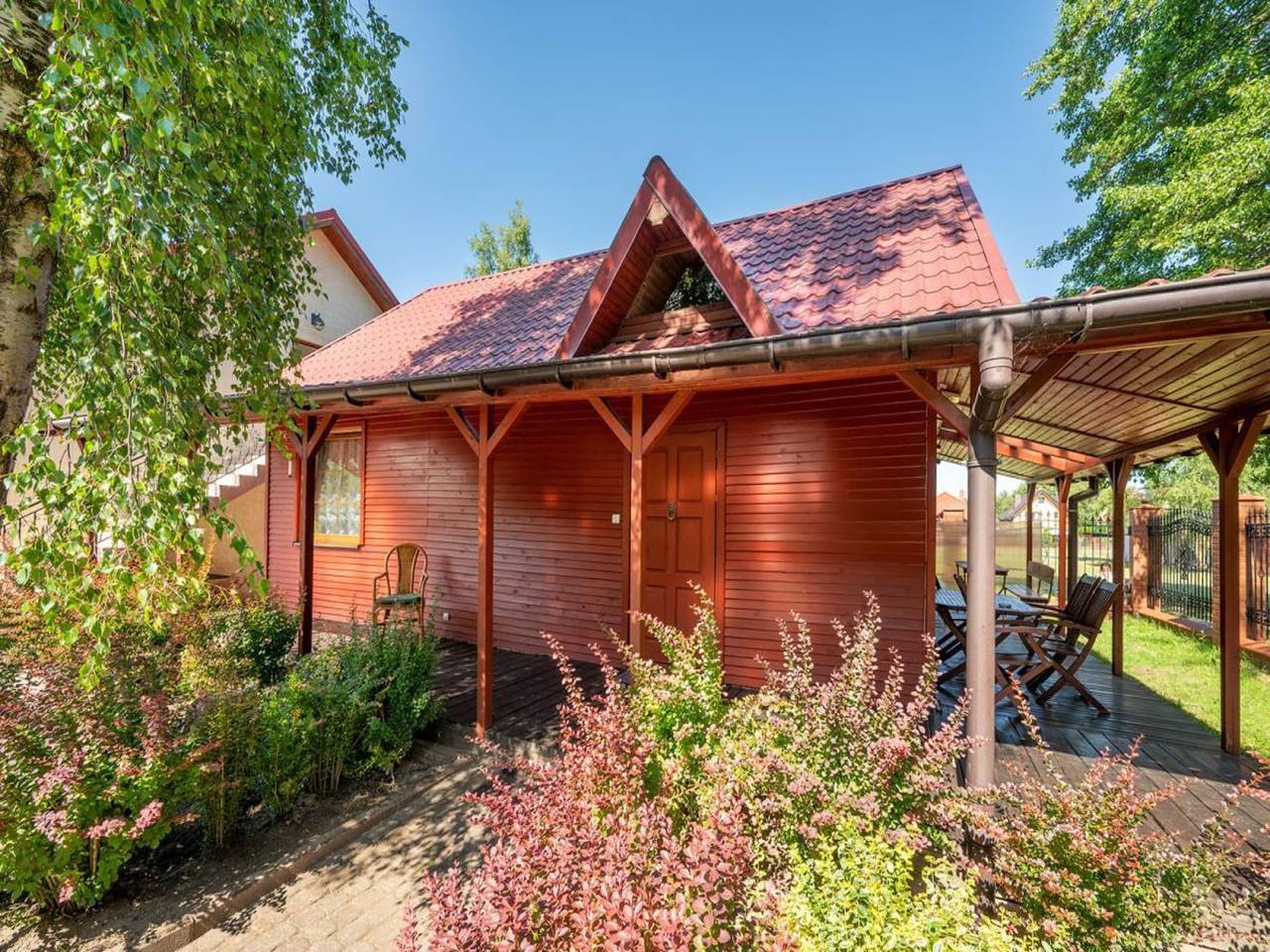 Zweistöckiges Ferienhaus mit Terrasse in Bobolin, Powiat Sławieński