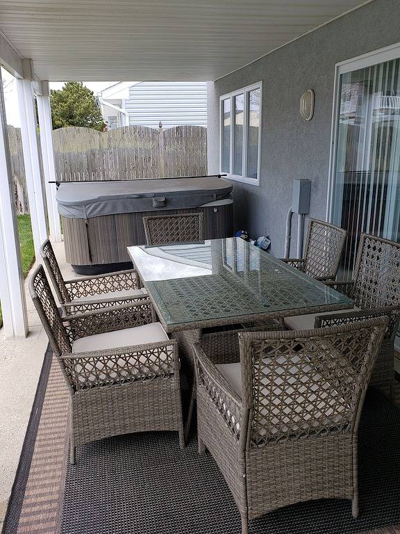 Vacation house for 8 people, with hot tub and balcony as well as yard in Brigantine (NJ)