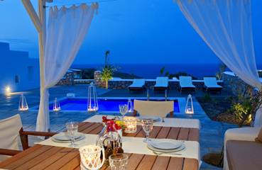 Villa pour 4 Personnes dans Thera, Santorin, Photo 4