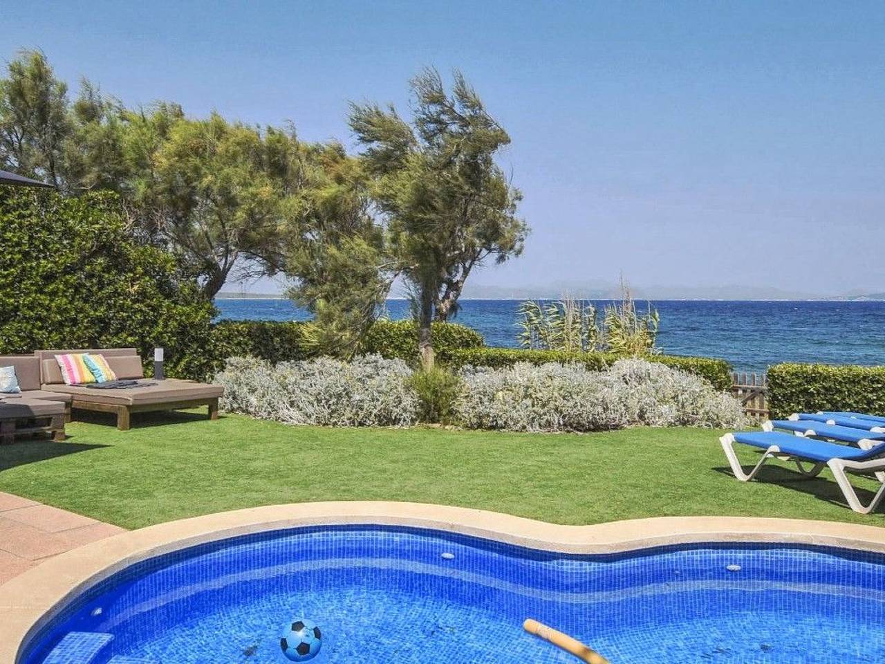 Gemütliches Ferienhaus in Urbanització S'estanyol mit Privatem Pool in Colònia de Sant Pere, Artà