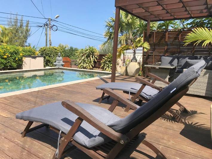 Maison d’hôte pour 2 personnes, avec jardin ainsi que piscine et vue à La Saline les Bains - 3