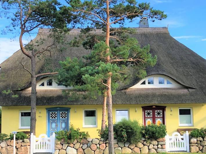 Ferienhaus für 4 Personen, mit Terrasse und Garten