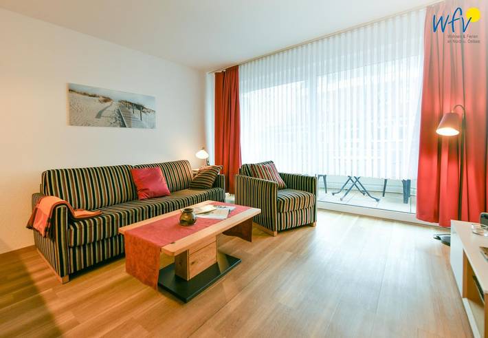 Ferienwohnung für 5 Personen, mit Balkon auf Langeoog