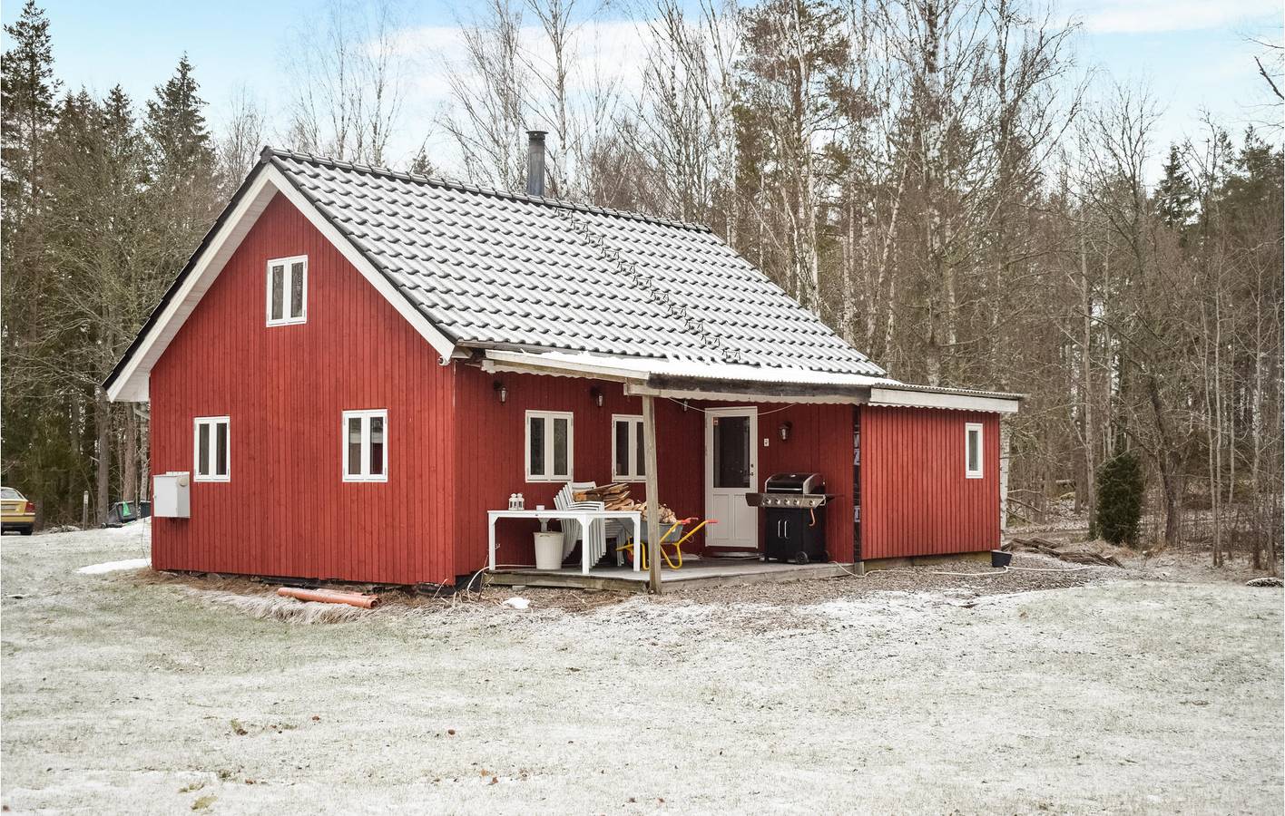 Hus för 8 Personer, med sjöutsikt samt terass och trädgård