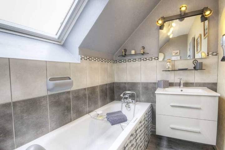 Ganze Wohnung, 4 * Wohnung außergewöhnlichen Meerblick Normandie Landungsstrände Frankreich in Port-en-Bessin-Huppain, Bayeux und Umgebung