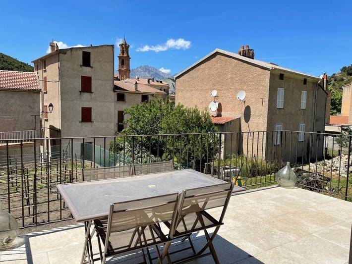 Maison de vacances pour 2 personnes, avec terrasse et vue