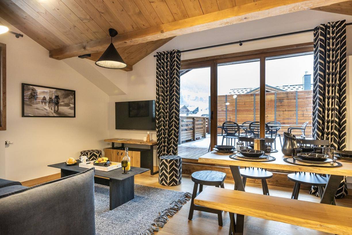 Ganze Wohnung, Résidence Terresens Le Flocon Blanc - Wohnung 2 Zimmer Kabine 4-6 Personen in La Chapelle-d'Abondance, Les Portes du Soleil