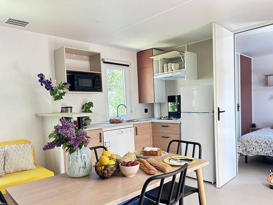 Camping Les Cigales - Mobilheim 6 personen - Premium-Reihe in Saint-Genis, Gap und Umgebung