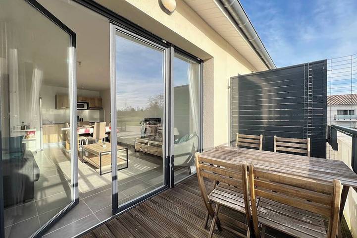 Appartement de vacances pour 4 personnes, avec Balcon et Jardin