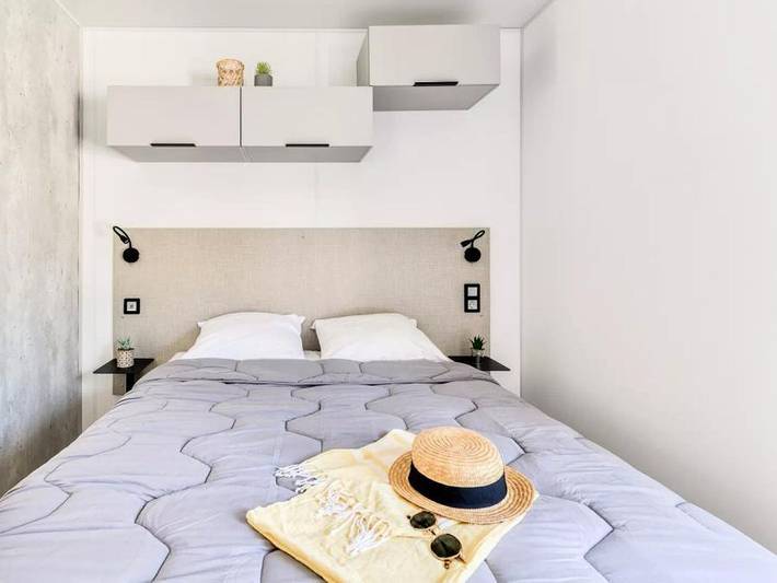 Camping Les Cottages de Perpignan - Wohnung 2 personen - Suite 2 Personen Klimatisiert + Tv in Pia, Mittelmeerküste (Frankreich)