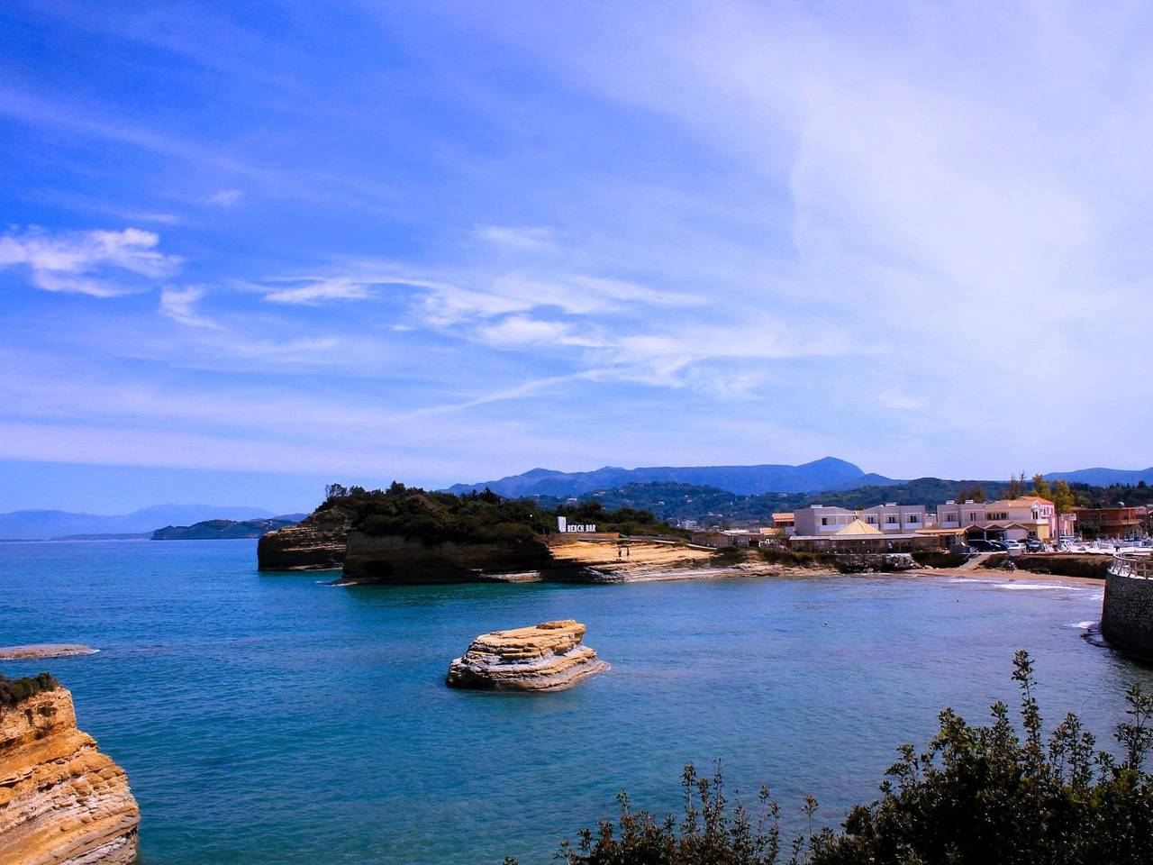 Geheel appartement, "Condesa Dio" mit Balkon in Sidari, Corfu