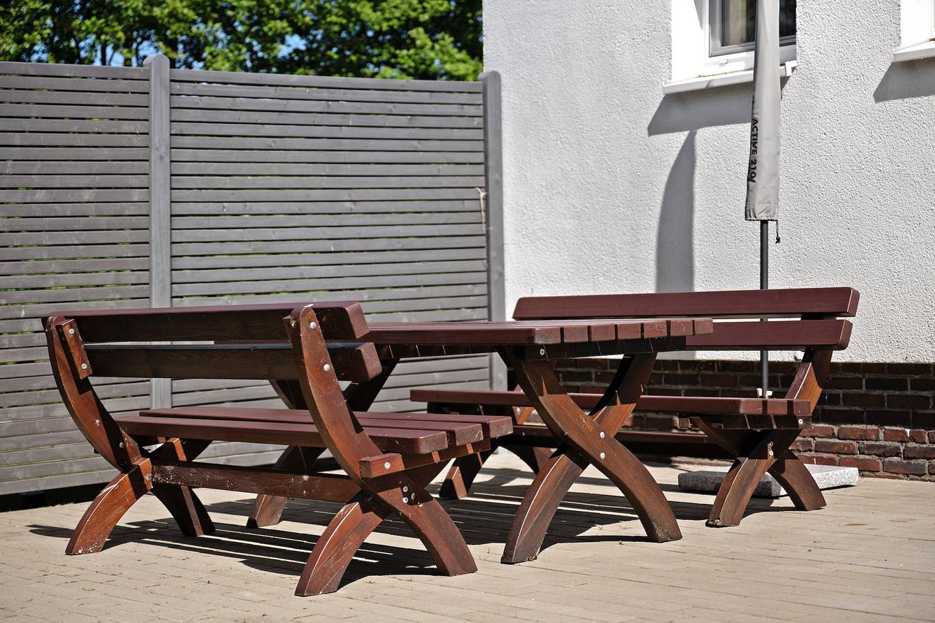 Ganze Wohnung, Ferienwohnung 'Links' mit privater Terrasse und privatem Garten in Wesselburenerkoog, Dithmarschen