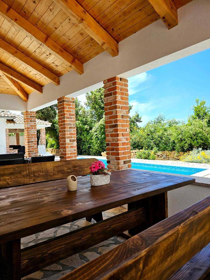 Ferienhaus für 6 Personen, mit Terrasse und Garten sowie Pool, mit Haustier - 1