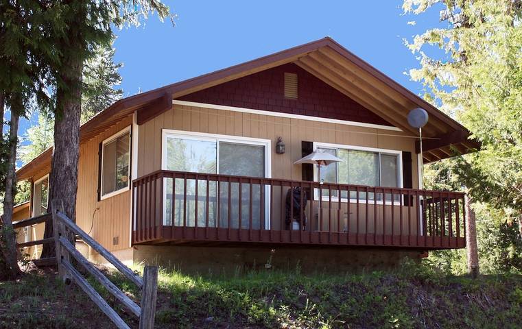 Blockhütte für 5 Personen, mit Balkon - 1
