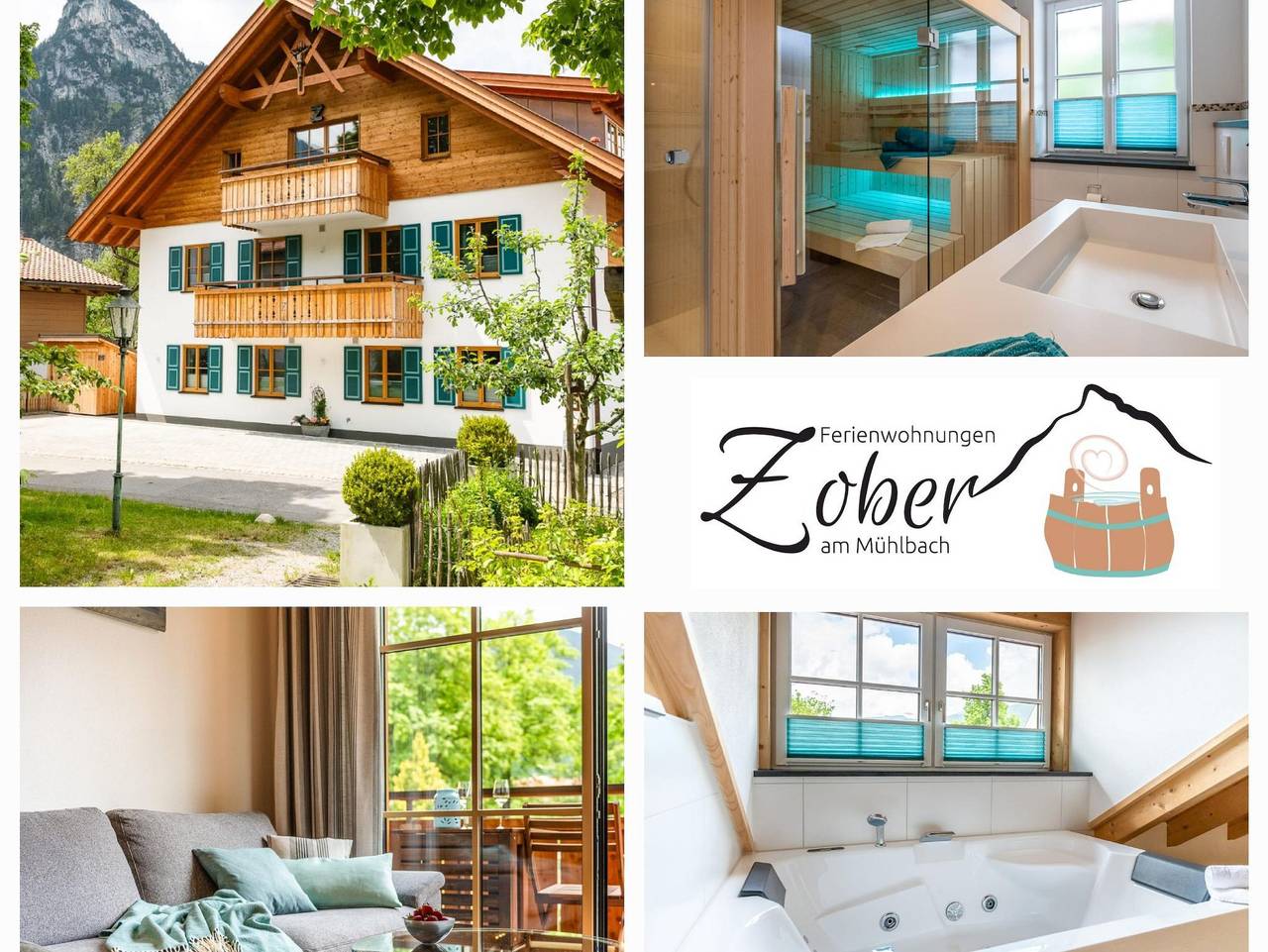 Ganze Ferienwohnung, Ferienwohnungen Zober am Mühlbach - Ferienwohnung Frühmessgras in Oberammergau, Bayerische Alpen