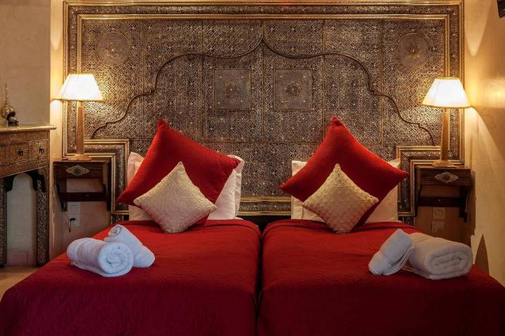 Riad pour 3 personnes, avec balcon à Marrakech