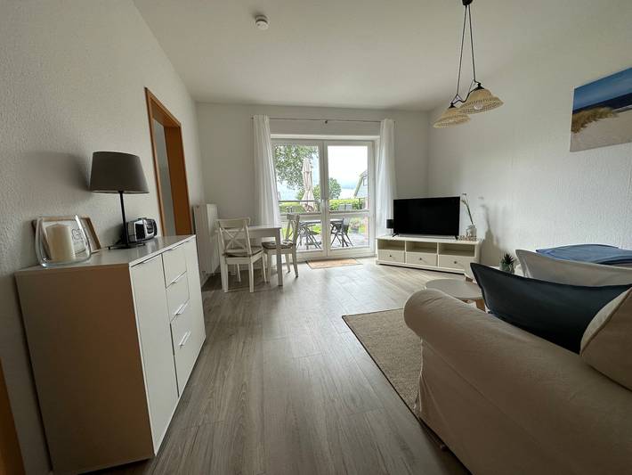 Ferienwohnung für 3 Personen, mit Terrasse und Garten am Nord-Ostsee-Kanal