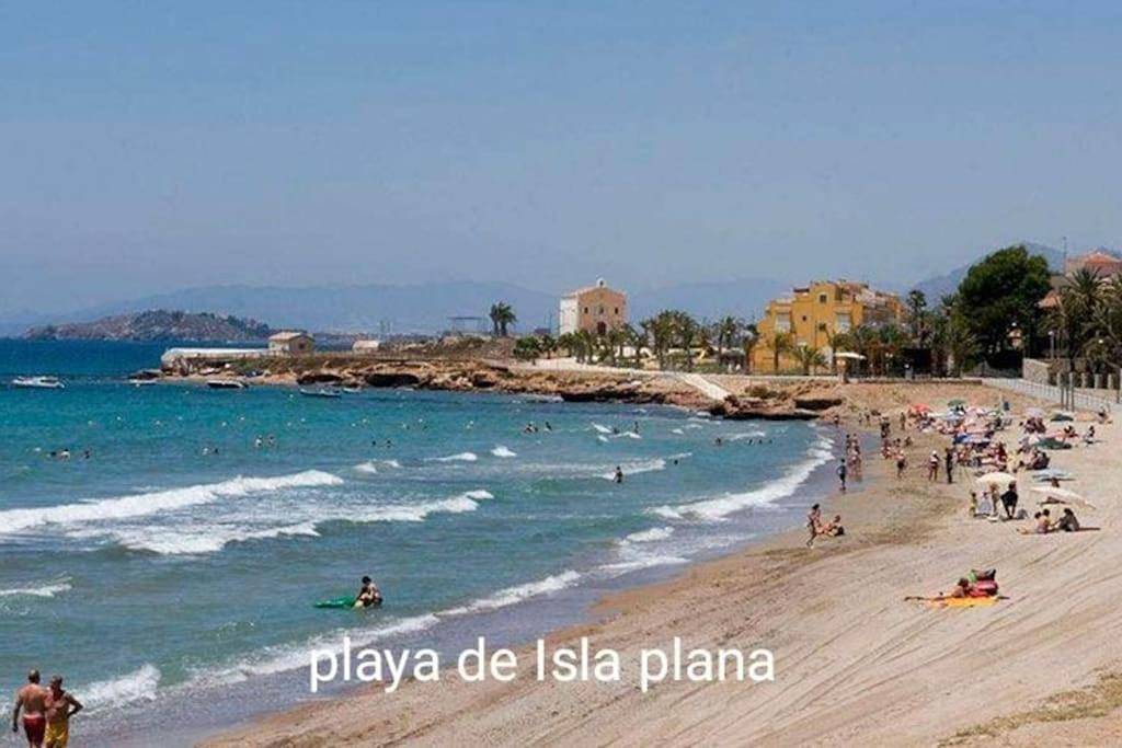 Ganze Wohnung, Apart. tranquilo junto al mar grandes terrazas in Playa Cabezo del Mojón (Isla Plana), Cartagena